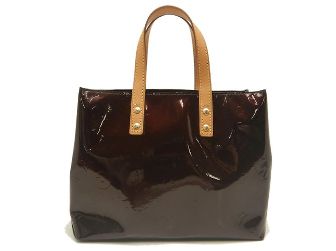 Borsa Louis Vuitton Monogram Vernis Lead PM Bordò - vista 2