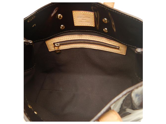 Borsa Louis Vuitton Monogram Vernis Lead PM Bordò - vista 4