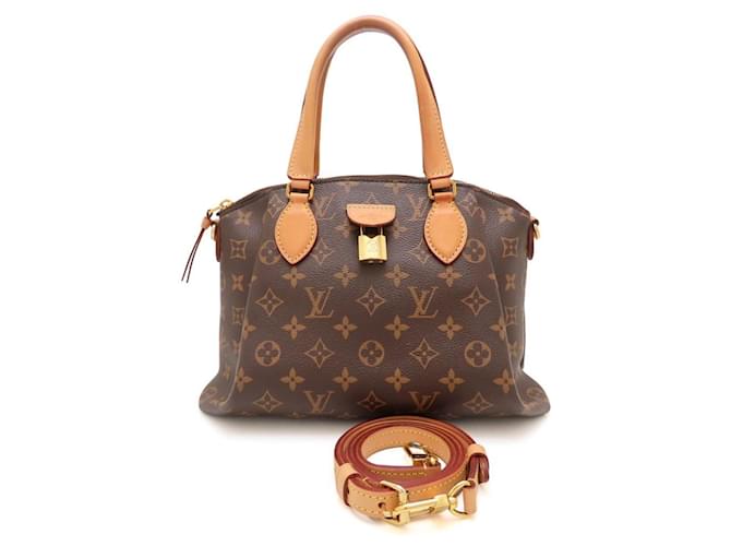 Borsa Louis Vuitton Monogram Rivoli PM Marrone - vista 2