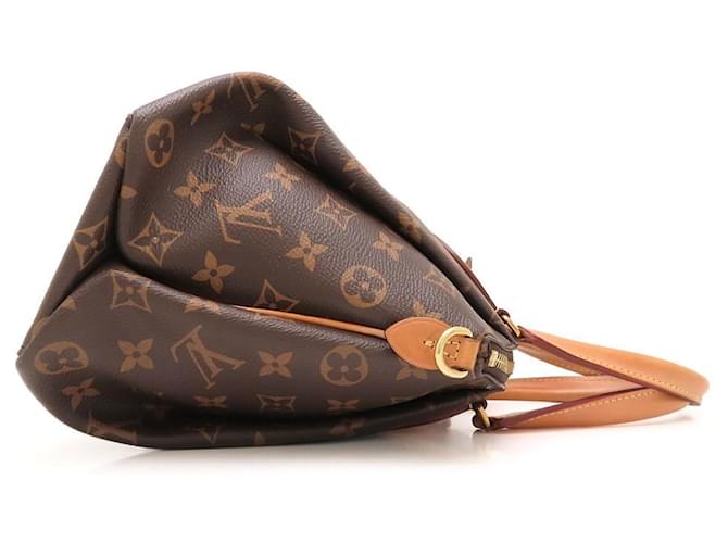 Borsa Louis Vuitton Monogram Rivoli PM Marrone - vista 3