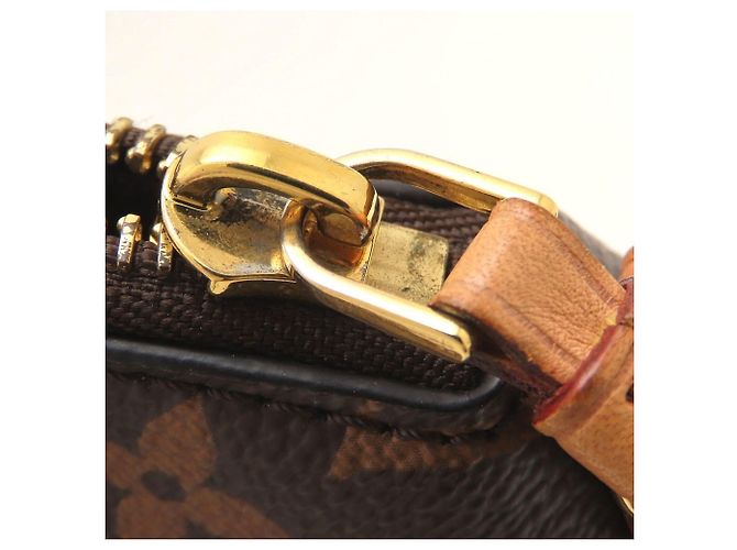 Borsa Louis Vuitton Monogram Rivoli PM Marrone - vista 7
