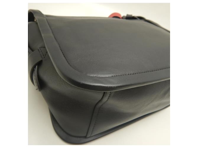 Borsa a tracolla PRADA GRACE LUX 1BD123 Nero Rosso - vista 10