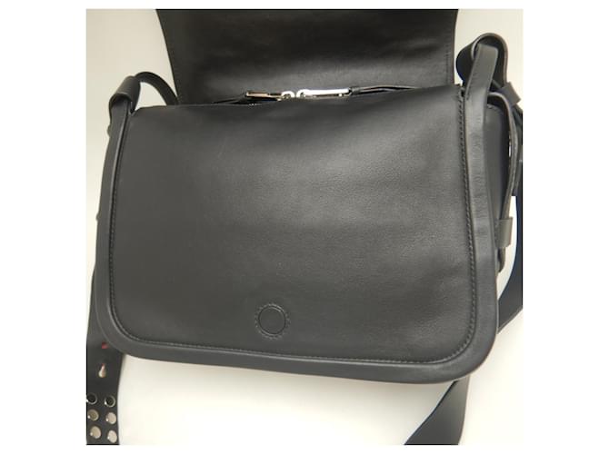 Borsa a tracolla PRADA GRACE LUX 1BD123 Nero Rosso - vista 15