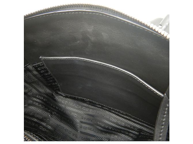 Borsa a tracolla PRADA GRACE LUX 1BD123 Nero Rosso - vista 19