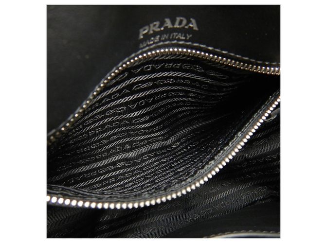 Borsa a tracolla PRADA GRACE LUX 1BD123 Nero Rosso - vista 21