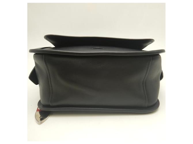 Borsa a tracolla PRADA GRACE LUX 1BD123 Nero Rosso - vista 7