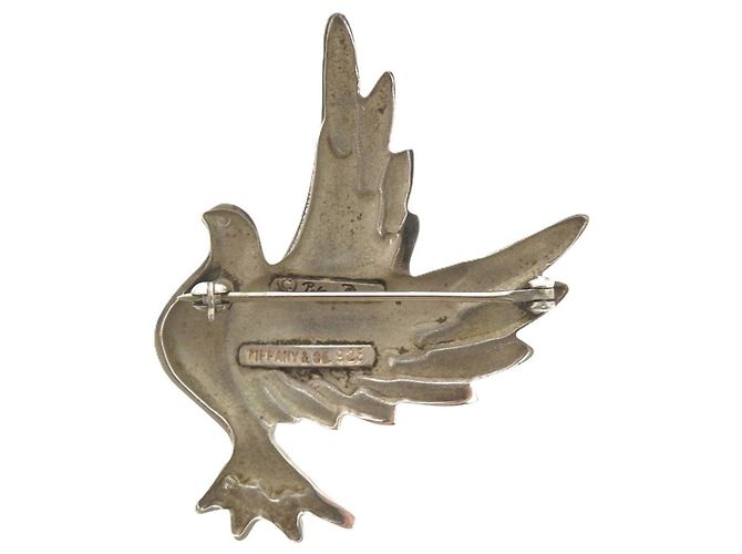 Spilla Peace Bird di Tiffany & Co. firmata Paloma Picasso Argento - vista 2