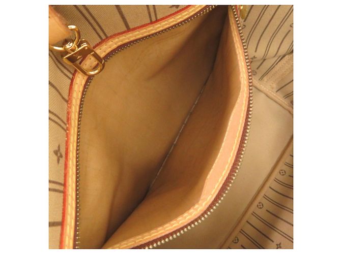 Borsa Tote Louis Vuitton Neverfull MM Monogram Marrone Monogramma - vista 6