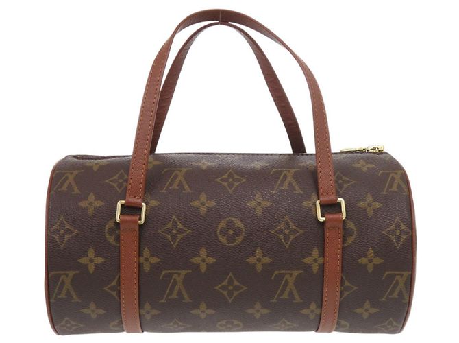 Borsa a mano Louis Vuitton Papillon 26 Monogram Marrone Monogramma - vista 2