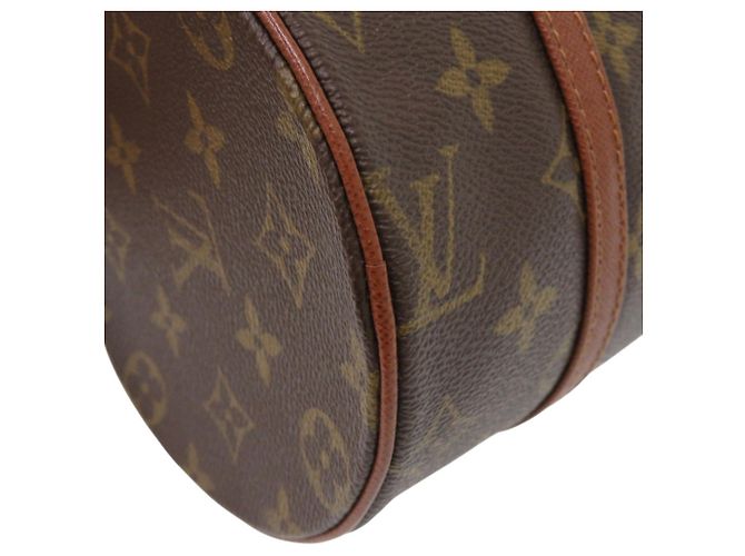 Borsa a mano Louis Vuitton Papillon 26 Monogram Marrone Monogramma - vista 5