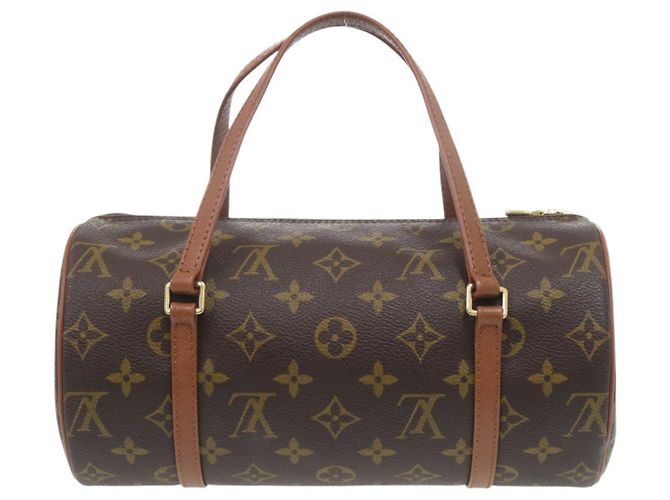 Borsa Louis Vuitton Papillon 26 Monogram Marrone Monogramma - vista 2