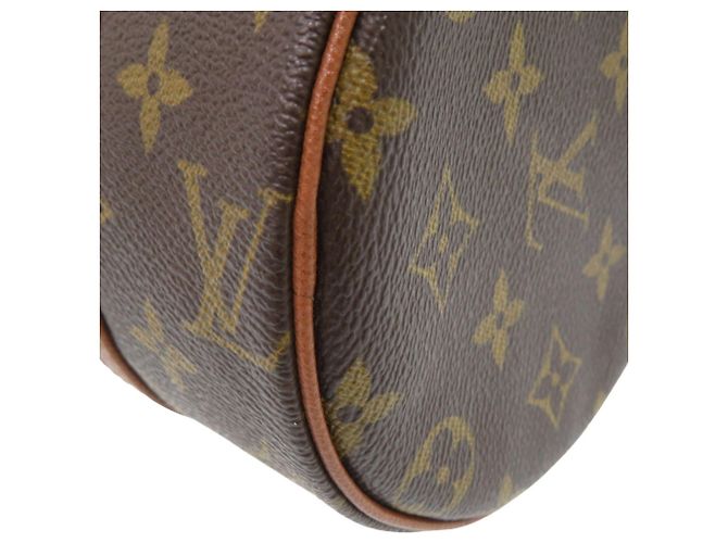 Borsa Louis Vuitton Papillon 26 Monogram Marrone Monogramma - vista 4