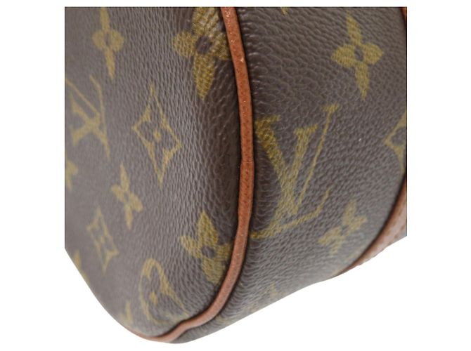Borsa Louis Vuitton Papillon 26 Monogram Marrone Monogramma - vista 5
