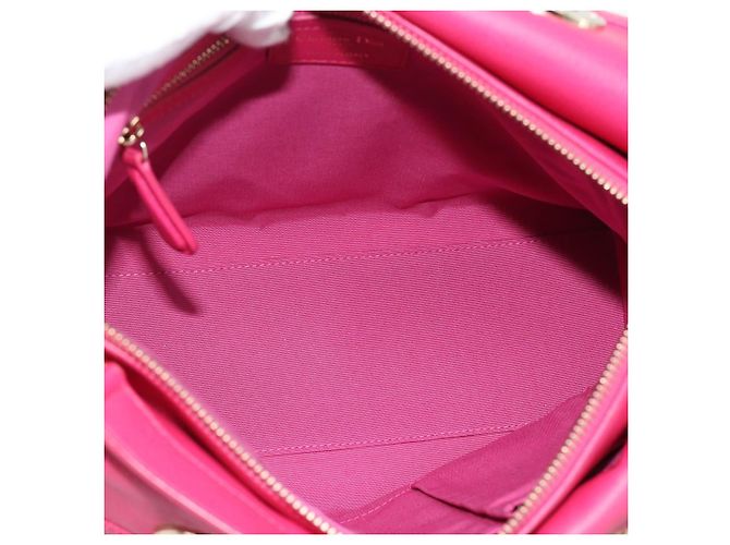 Sac à main Christian Dior Diorissimo en cuir 2way Rose Or Auth bs36402V Doré - vue 11