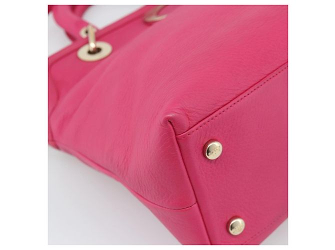 Sac à main Christian Dior Diorissimo en cuir 2way Rose Or Auth bs36402V Doré - vue 16