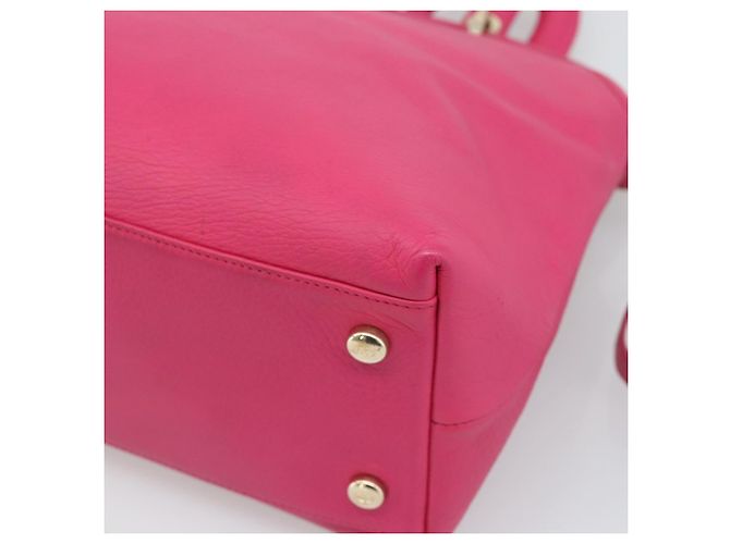 Sac à main Christian Dior Diorissimo en cuir 2way Rose Or Auth bs36402V Doré - vue 17