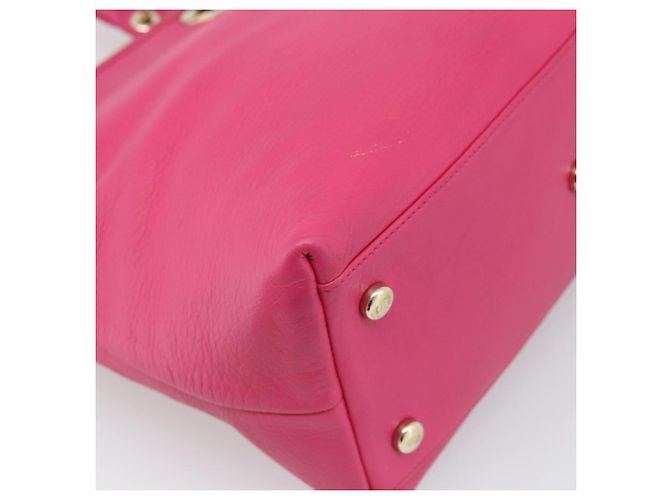 Sac à main Christian Dior Diorissimo en cuir 2way Rose Or Auth bs36402V Doré - vue 18