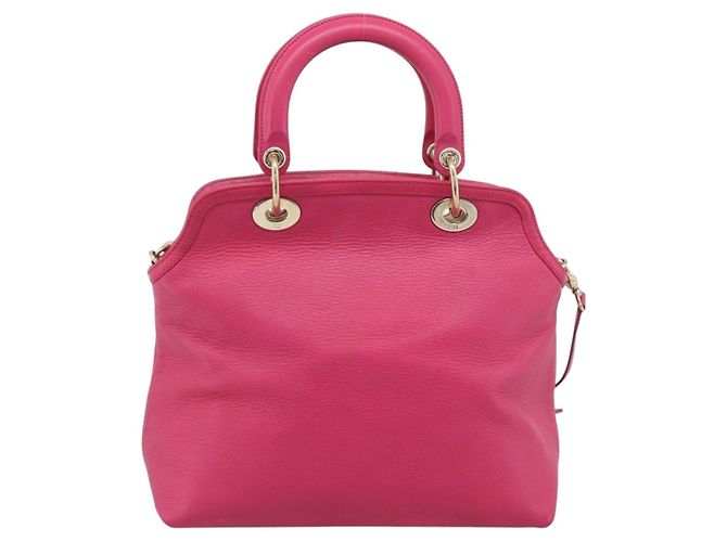 Sac à main Christian Dior Diorissimo en cuir 2way Rose Or Auth bs36402V Doré - vue 2