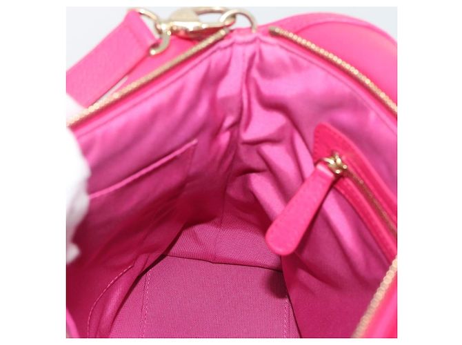 Sac à main Christian Dior Diorissimo en cuir 2way Rose Or Auth bs36402V Doré - vue 23