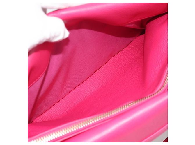 Sac à main Christian Dior Diorissimo en cuir 2way Rose Or Auth bs36402V Doré - vue 27
