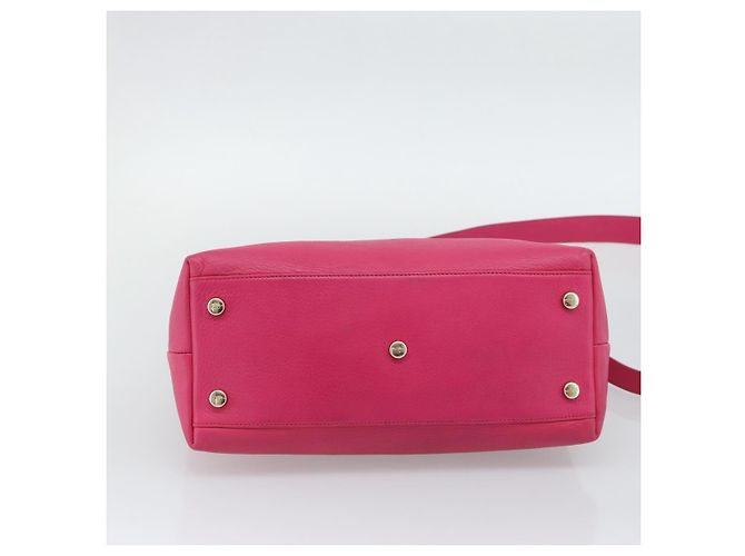 Sac à main Christian Dior Diorissimo en cuir 2way Rose Or Auth bs36402V Doré - vue 5
