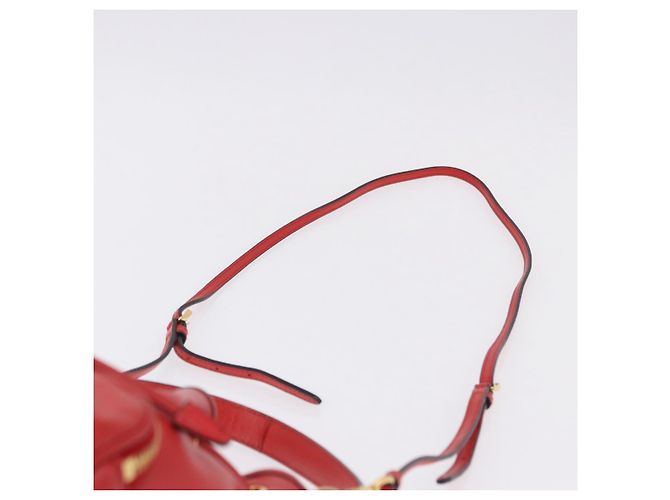 Borsa a mano PRADA in pelle 2way Rossa Oro Auth BA14119V Rosso D'oro - vista 15