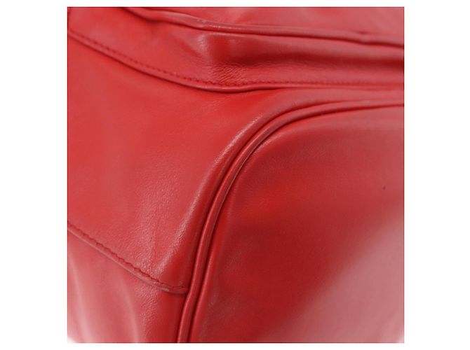 Borsa a mano PRADA in pelle 2way Rossa Oro Auth BA14119V Rosso D'oro - vista 9