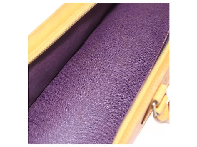 LOUIS VUITTON Epi Sac Triangle Hand Bag Yellow M52099 LV Auth 195279 Giallo - vista 11