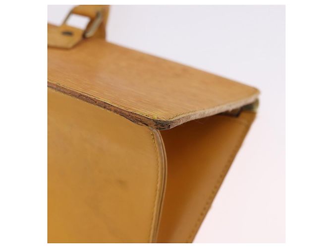 LOUIS VUITTON Epi Sac Triangle Hand Bag Yellow M52099 LV Auth 195279 Giallo - vista 16
