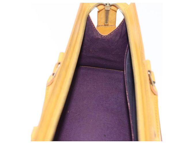 LOUIS VUITTON Epi Sac Triangle Hand Bag Yellow M52099 LV Auth 195279 Giallo - vista 18