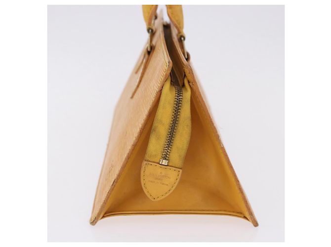 LOUIS VUITTON Epi Sac Triangle Hand Bag Yellow M52099 LV Auth 195279 Giallo - vista 3