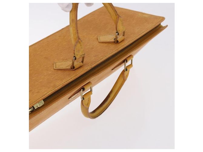 LOUIS VUITTON Epi Sac Triangle Hand Bag Yellow M52099 LV Auth 195279 Giallo - vista 6