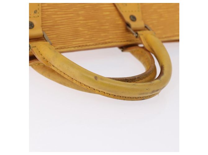 LOUIS VUITTON Epi Sac Triangle Hand Bag Yellow M52099 LV Auth 195279 Giallo - vista 7