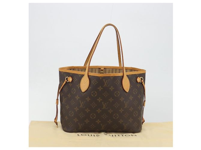 Borsa Tote LOUIS VUITTON Monogram Neverfull PM M40155 LV Auth 194154V Monogramma - vista 12