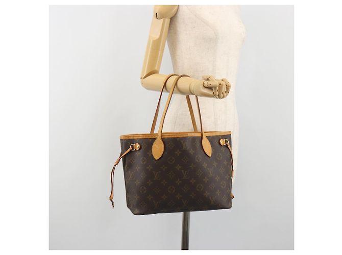 Borsa Tote LOUIS VUITTON Monogram Neverfull PM M40155 LV Auth 194154V Monogramma - vista 26