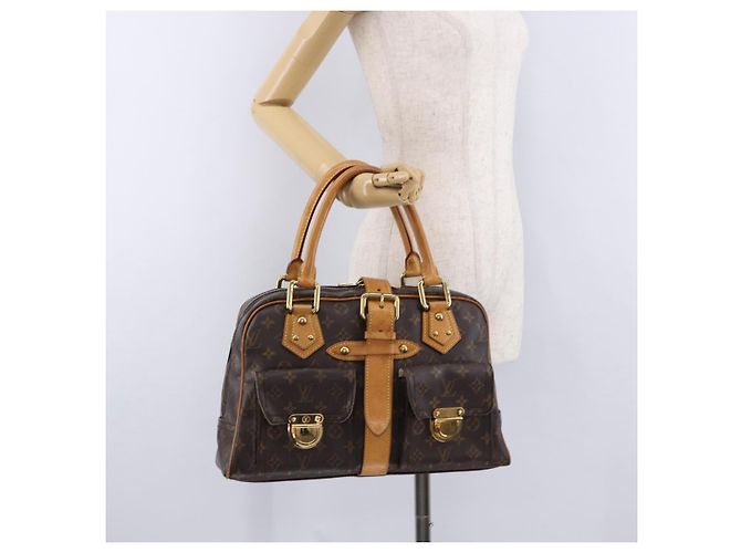 Borsa LOUIS VUITTON Monogram Manhattan GM M40025 LV Auth 194123 Monogramma - vista 26
