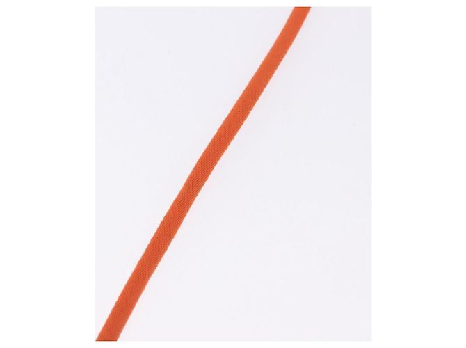 CHANEL Brillenband Canvas Orange Silver CC Auth bs36467 Silber - Ansicht 12