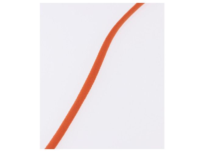 CHANEL Brillenband Canvas Orange Silver CC Auth bs36467 Silber - Ansicht 13