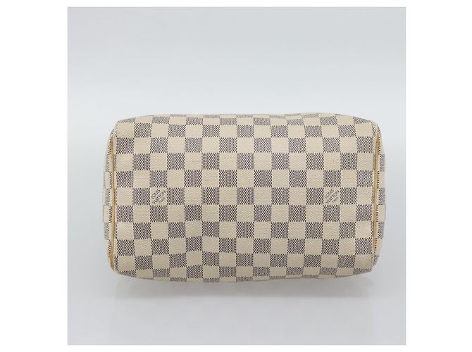 Borsa a mano LOUIS VUITTON Damier Azur Speedy 25 N41534 LV Auth BA14671 - vista 5