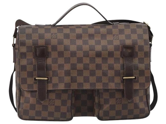 LOUIS VUITTON Damier Ebene Broadway Shoulder Bag N42270 LV Auth 193382 - vista 13