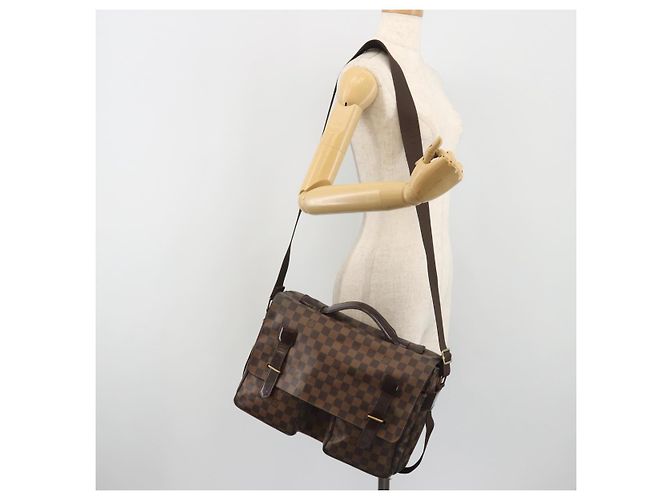 LOUIS VUITTON Damier Ebene Broadway Shoulder Bag N42270 LV Auth 193382 - vista 26