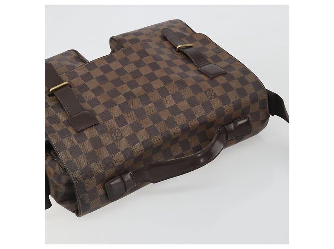 LOUIS VUITTON Damier Ebene Broadway Shoulder Bag N42270 LV Auth 193382 - vista 6