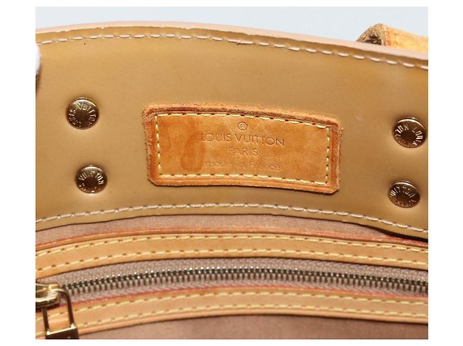 Borsa a mano LOUIS VUITTON Monogram Vernis Reade PM Rose Florentine LV Auth BA14574 - vista 10