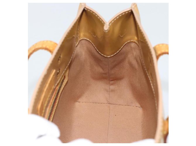 Borsa a mano LOUIS VUITTON Monogram Vernis Reade PM Rose Florentine LV Auth BA14574 - vista 17