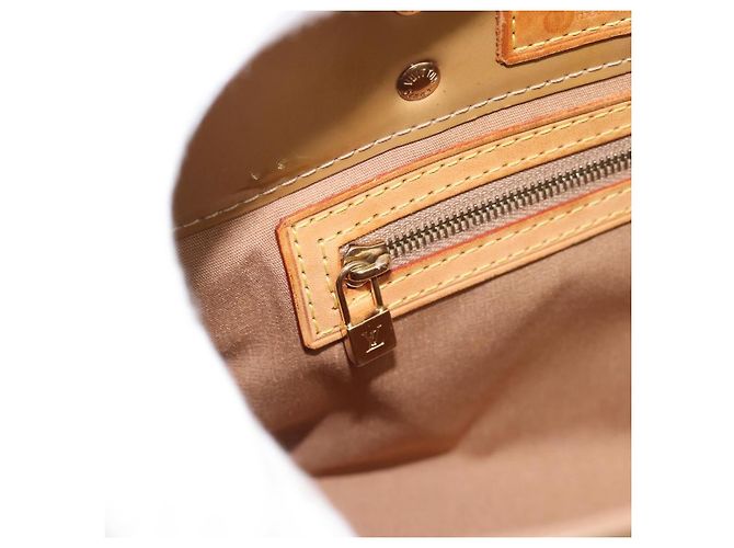 Borsa a mano LOUIS VUITTON Monogram Vernis Reade PM Rose Florentine LV Auth BA14574 - vista 19
