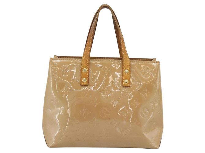 Borsa a mano LOUIS VUITTON Monogram Vernis Reade PM Rose Florentine LV Auth BA14574 - vista 2