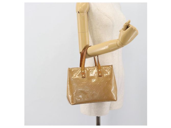 Borsa a mano LOUIS VUITTON Monogram Vernis Reade PM Rose Florentine LV Auth BA14574 - vista 21