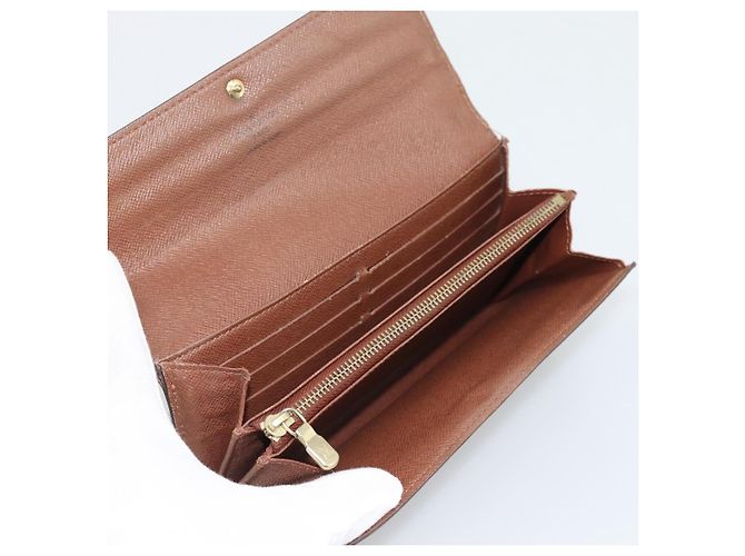 LOUIS VUITTON Monogram Portefeuille Sarah Long Wallet M61734 LV Auth 194699 Monogramma - vista 7