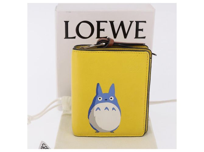LOEWE x Studio Ghibli Mi Vecino Totoro Cartera Totoro Medium Auth 167443SAM Castaño Amarillo - vista 12