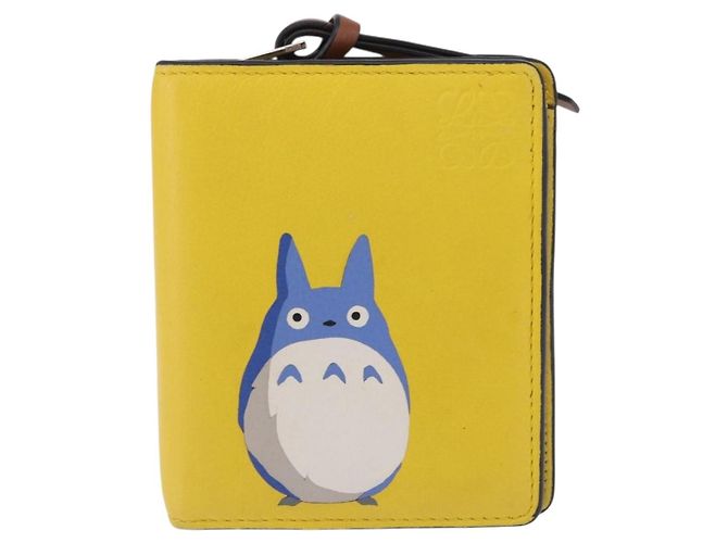 LOEWE x Studio Ghibli Mi Vecino Totoro Cartera Totoro Medium Auth 167443SAM Castaño Amarillo - vista 13
